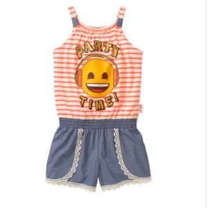 Emoji Girls' Party Time Romper